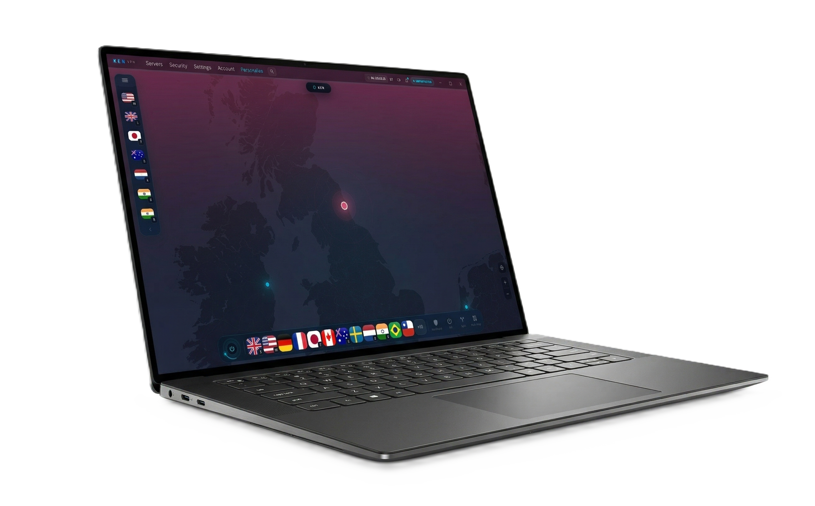 KEN VPN aurora theme
