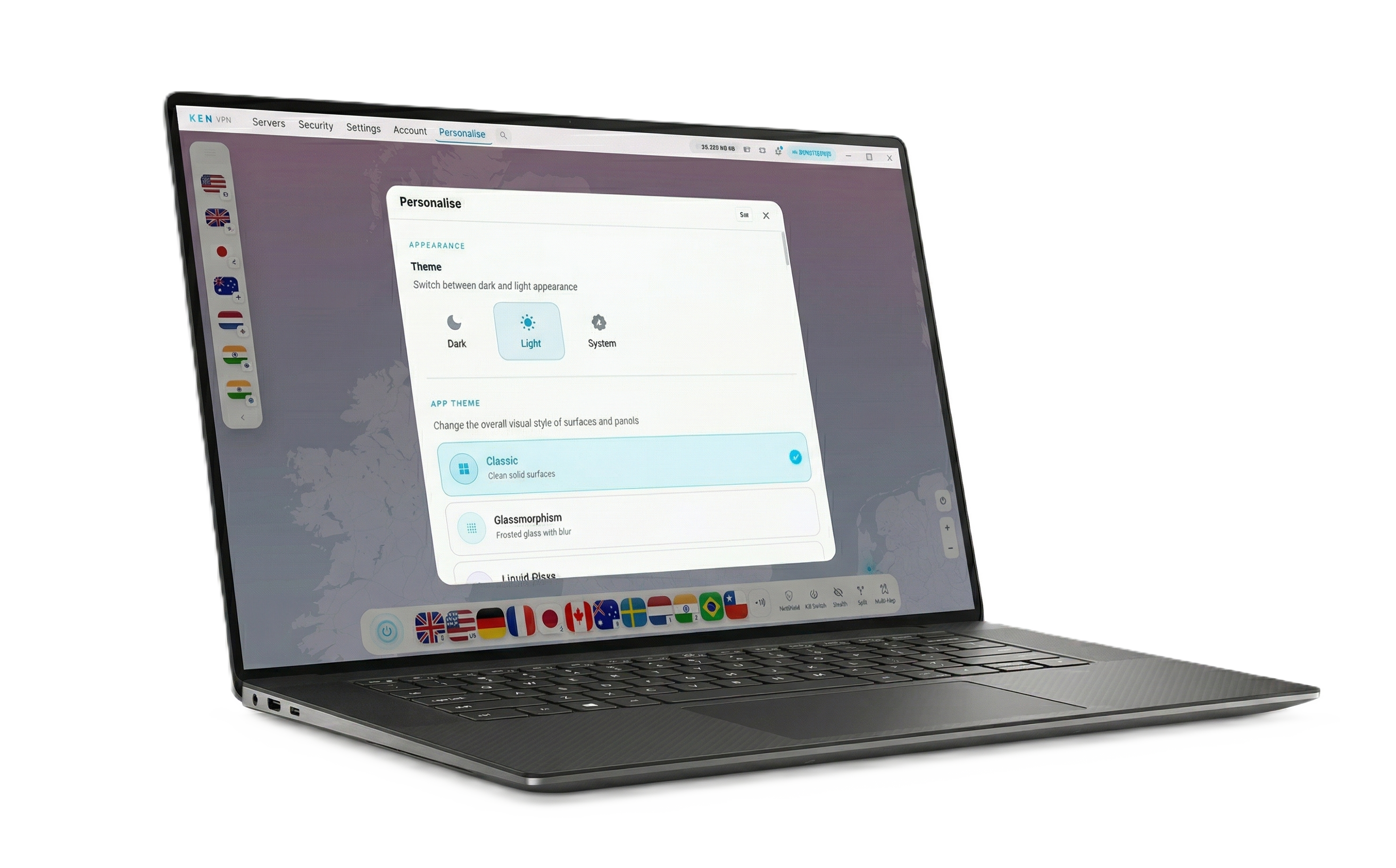 KEN VPN personalisation